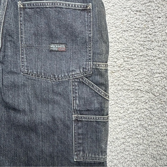 Wrangler Jeans Mens 32 x 30 Baggy 10 Pocket Design Wide Leg Y2K Style Streetwear - Picture 5 of 7